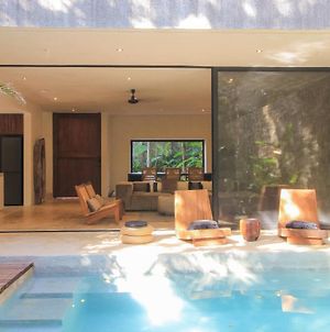 Elegant Boho Style Villa Jungle Views In Rooftop Deck & Outstanding Raw Pool In Holistika Tulum Exterior photo