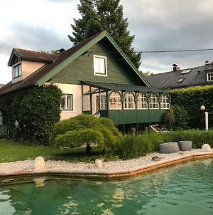 Haus In Anif Bei Salzburg Mit Sauna Und Garten Mit Badeteich Villa Exterior photo