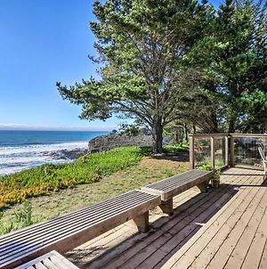 Oceanfront Point Arena House With Lovely Deck! Villa Exterior photo