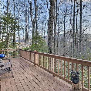 Cabin With Fire Pit 5 Mi To Cataloochee Skiing Maggie Valley Exterior photo