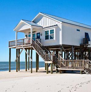 Island Time - Less Than 100 Feet From The Gulf Waters, Enjoy Your Days On The Deck Watching For Dolphins Home Dauphin Island Exterior photo