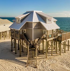 Strand Castle - Gulf Front! An Ideal Layout With Game Room, Small Private Pool, And Roof Top Crow'S Nest! Home Dauphin Island Exterior photo