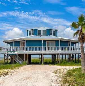At Last! - Private Bay Beach! Unique Octagonal House Offers Views From Nearly Every Room, Enjoy The Lovely Wrap Around Porch, Home Dauphin Island Exterior photo