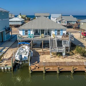 Waters Edge - Private Dock! Only Two Blocks From The Bay Or The Gulf! Plenty Of Parking For Cars Or Boats Home Dauphin Island Exterior photo