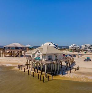 Villa Delphinus - Beachfront! And Pet Friendly! Feel The Ocean Breezed And Hear The Waves Lapping Right At Your Doorstep! Home Dauphin Island Exterior photo