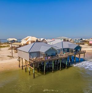 Rainbows End - Gulf Front! Enjoy The Sun On Your Shoulders While You Laze On The Deck, Home Dauphin Island Exterior photo