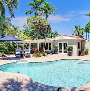 Waterfront Tropical Oasis In Wilton Manors Villa Fort Lauderdale Exterior photo