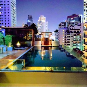 2 King Beds,Free Wi-Fi,Netflix, Bts Asok, Sukhumvit Apartment Bangkok Exterior photo