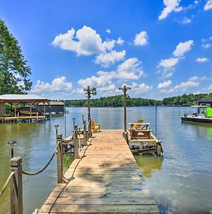 Lakefront Eatonton Getaway With Dock And Grill! Resseaus Crossroads Exterior photo