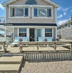 Oceanfront Getaway With 2 Decks And Beach Access! Marshfield Exterior photo