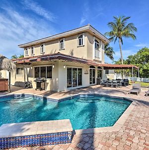 Pompano Beach Villa With Private Pool And Dock! Exterior photo