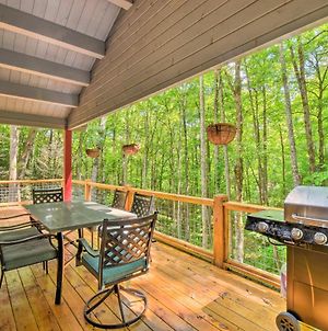 Secluded Otto Cabin With Fire Pit And Scenic Deck Villa Exterior photo