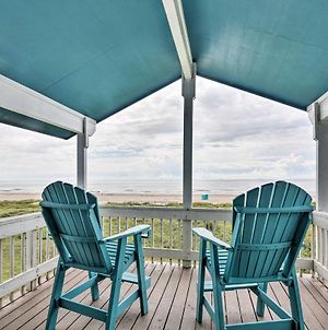 Oceanfront Surfside Beach Home Deck And Grill! Exterior photo
