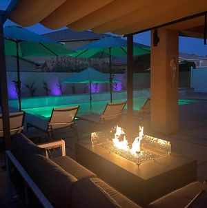 Desert Fantasy Oasis Pool, Jacuzzi, Royal Beds Villa Coachella Exterior photo