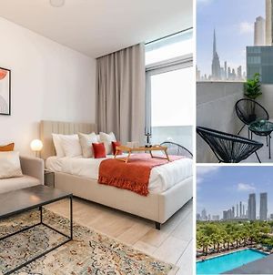 Silkhaus Studio In Difc With Burj Khalifa View, Pool & Gym Apartment Dubai Exterior photo