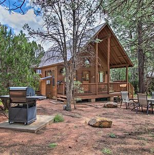 Southwestern Heber Cabin With Deck And Hot Tub! Exterior photo