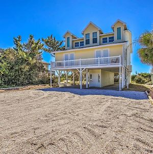 Marvelous Oceanfront Home With Stunning Views Holden Beach Exterior photo
