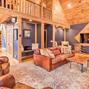 Luxury Log Cabin With Ev Charger And Mtn Views! Villa Blairstown Exterior photo