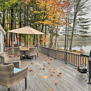 Waterfront Gilmanton Cabin With Deck And Fire Pit Villa Belmont Exterior photo