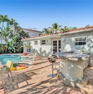 Chic Victoria Park Villa With Heated Pool And Spa Fort Lauderdale Exterior photo