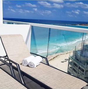 Estudio A Pie De Playa, Increibles Vistas, Amanecer, Atardecer, Balcon, Gym, Jacuzi, 1807 Apartment Cancun Exterior photo