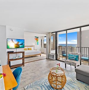 27Th Floor With Beautiful Ocean Views | 1 Block To Beach | Free Parking & Wifi Apartment Honolulu Exterior photo