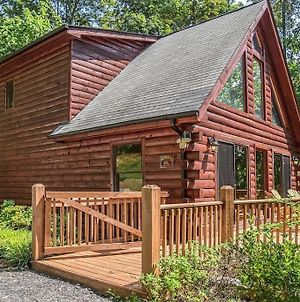 Spectacular Log Cabin Home 45 Minutes To Asheville Marion Exterior photo