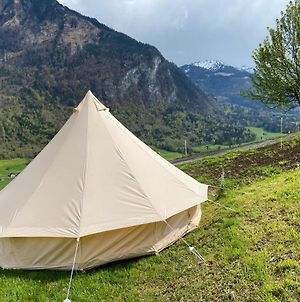 Safari Glamping Tent In Swiss Alps Ennetmoos Exterior photo