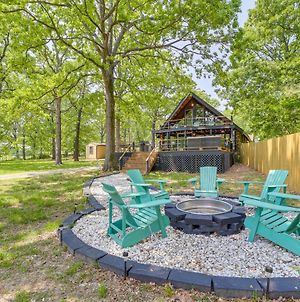 Modern Fairland Log Cabin With Lake Access! Villa Exterior photo