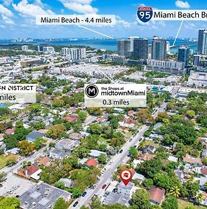 14 Guests 2 Kitchens Deco Retreat Wynwood Bbq Patio Vibes Apartment Miami Exterior photo