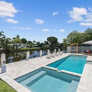 Waterfront Heated Pool & Spa Home Fort Lauderdale Exterior photo