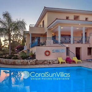 Zeus Sublime Villa By Coral Sun Villas With Heated Pool Coral Bay Exterior photo