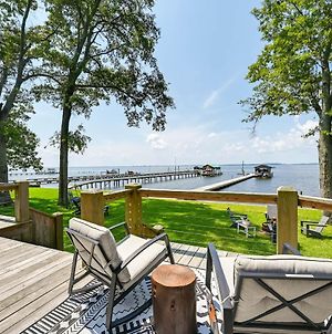 Pamlico River Vacation Rental With Dock And Fire Pit Bath Exterior photo