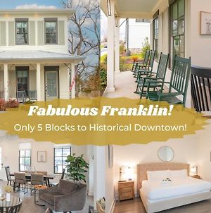Five Block Walk From Historical Downtown Franklin Villa Exterior photo