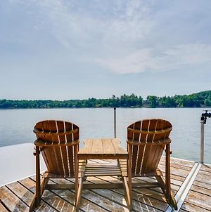 Lakefront Queensbury Home Kayaks And Boat Dock Exterior photo