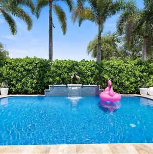 Poinsettia Palms! Giant Heated Pool-Hottub-Firepit-5Min2Beach-Pets-Ev Chgr Fort Lauderdale Exterior photo