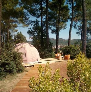 Les O De Privas, 1 Tente Wigwam Avec Piscine En Saison Et Jacuzzi Avec Supplement Bed & Breakfast Exterior photo