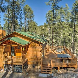 Secluded The Lincoln Cabin With Hot Tub And 3 Decks! Villa Ruidoso Exterior photo