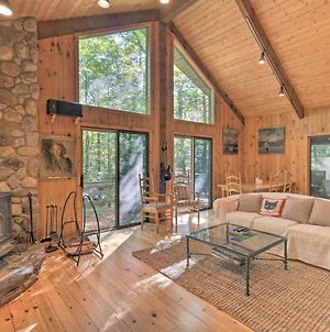 Cabin With 3 Acres, Tennis And Bball Courts By 4 Ski Mtns Villa Sandisfield Exterior photo