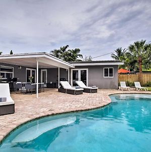 Ground-Level Wilton Manors Home With Outdoor Oasis! Fort Lauderdale Exterior photo