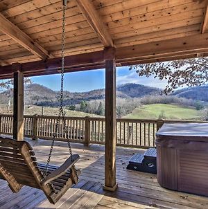 Whits End Smoky Mtn Home With Hot Tub, Views Waynesville Exterior photo