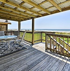 Galveston Beach House With Private Deck And Gulf Views Villa Exterior photo