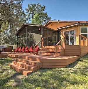 Keystone Heights Lakefront Cabin - Fire Pit, Grill Villa Exterior photo