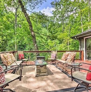 Lake Toxaway Cabin With Fire Pit - 1Mi To Marina Villa Exterior photo