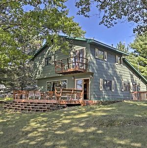 Lakefront Cabin With Boathouse, Canoe, Deck And Sauna! Villa Iron River Exterior photo