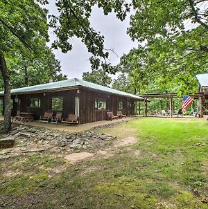 Pine Lodge Cabin On 450 Acres In Ozark Mountains Ponca Exterior photo