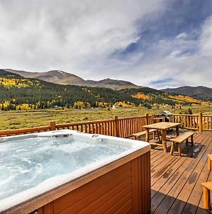 Secluded Alma Log Cabin With Hot Tub And Stunning View Villa Exterior photo