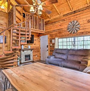 Authentic Log Cabin With Fire Pit, Pond, And More! Villa Broken Bow Exterior photo