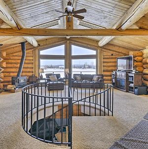 Fairbanks Log Cabin With Waterfront Deck And Views! Villa Exterior photo