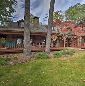 Hilltop Hot Springs Log Cabin With Hot Tub And Grill! Exterior photo